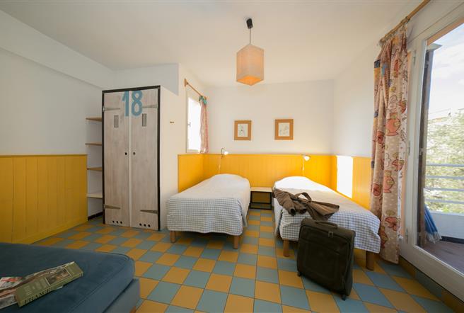Une chambre d'un appartement de l'hôtel Val Duchesse à Cagnes-sur-Mer