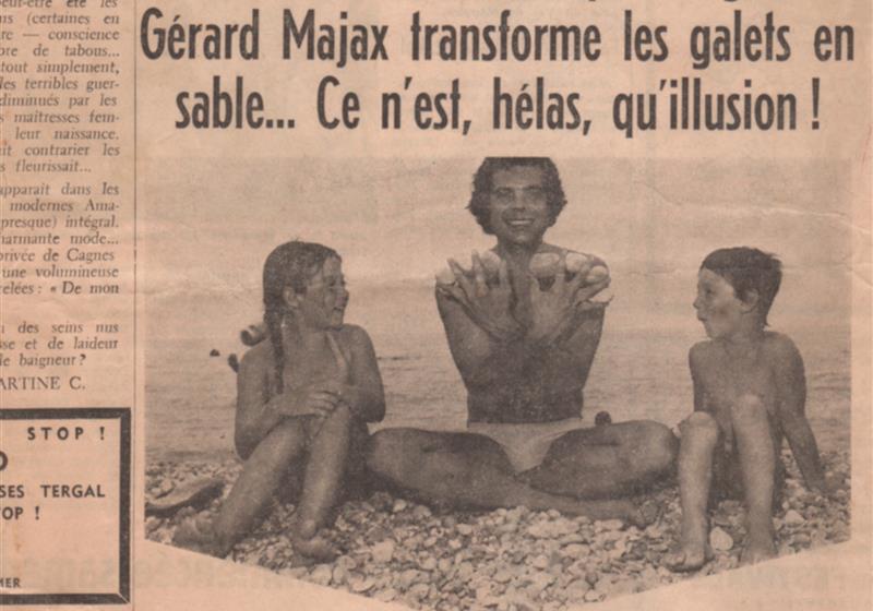 Gerard Majax avec Pascal et Vero Hotel Val Duchesse Cagnes sur Mer